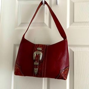 American west leather shoulder bag